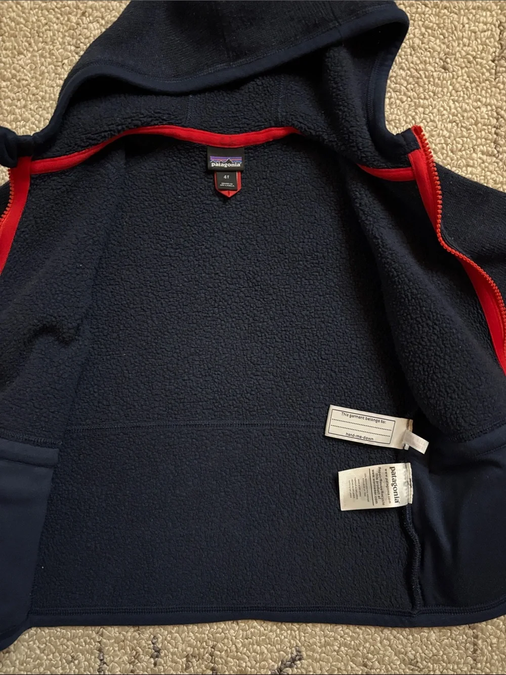 Patagonia Kids fleece jacket (4T)